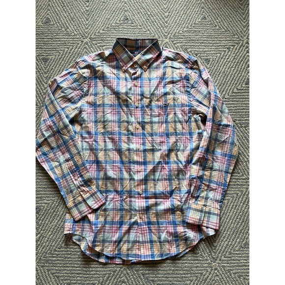 Vineyard Vines Other - Vineyard Vines Slim‎ Fit Tucker Shirt - Multicolor Plaid - Medium